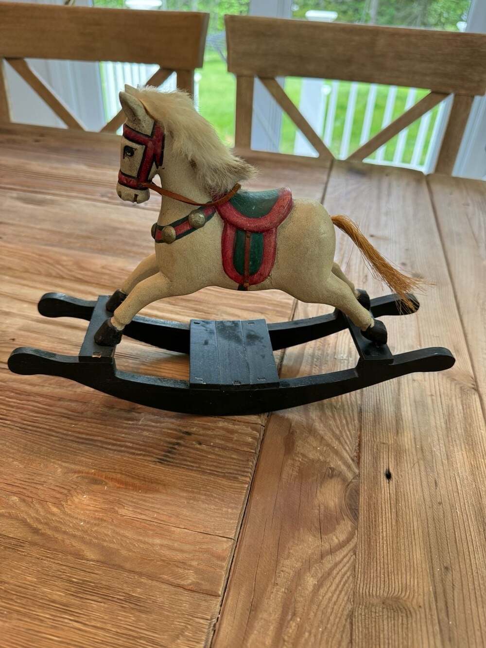 Vintage Decorative Rocking Horse Figurine